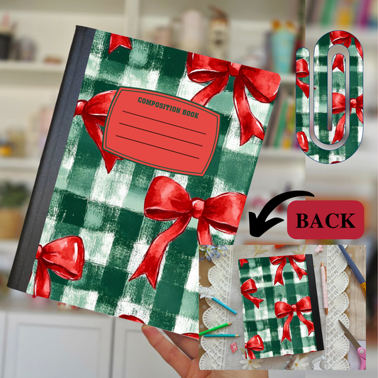 Holly Bows Notebook