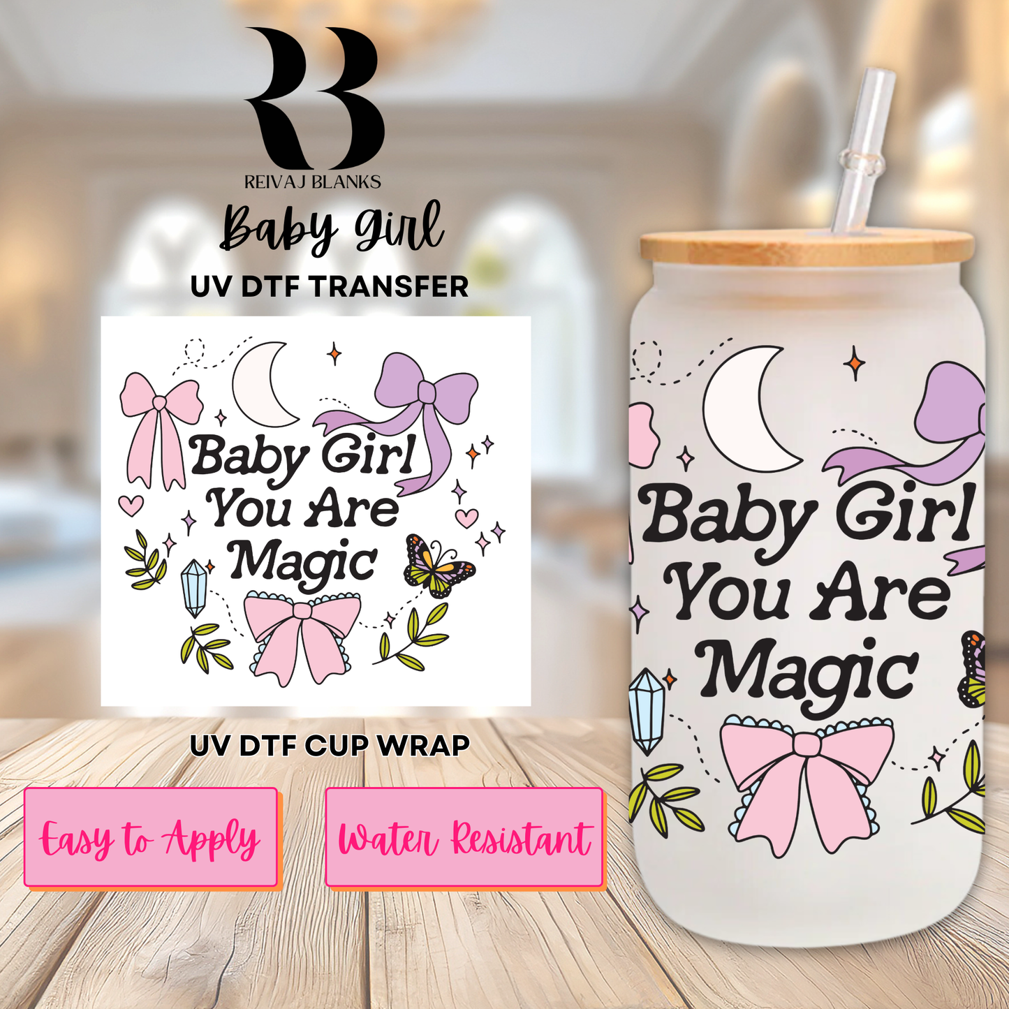 BABY GIRL (DOUBLE SIDED)
