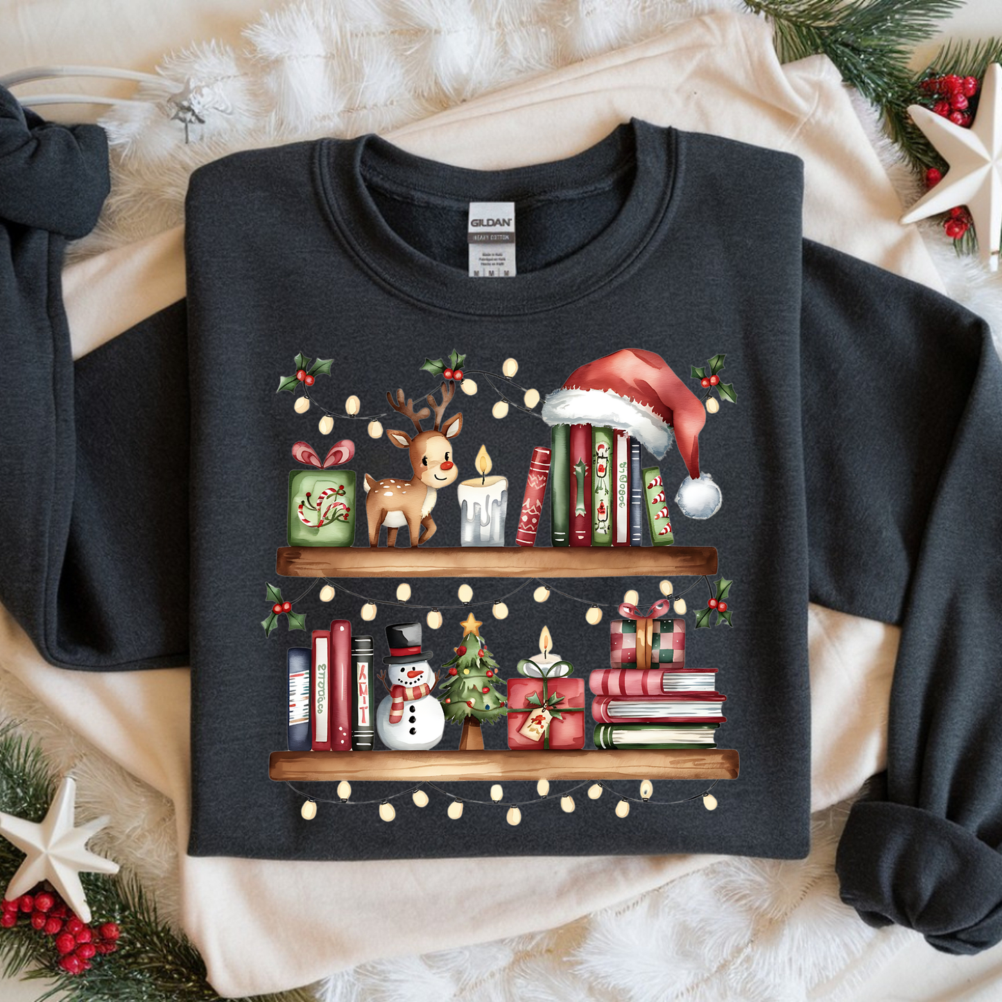 HOLIDAY BOOKSHELF DTF