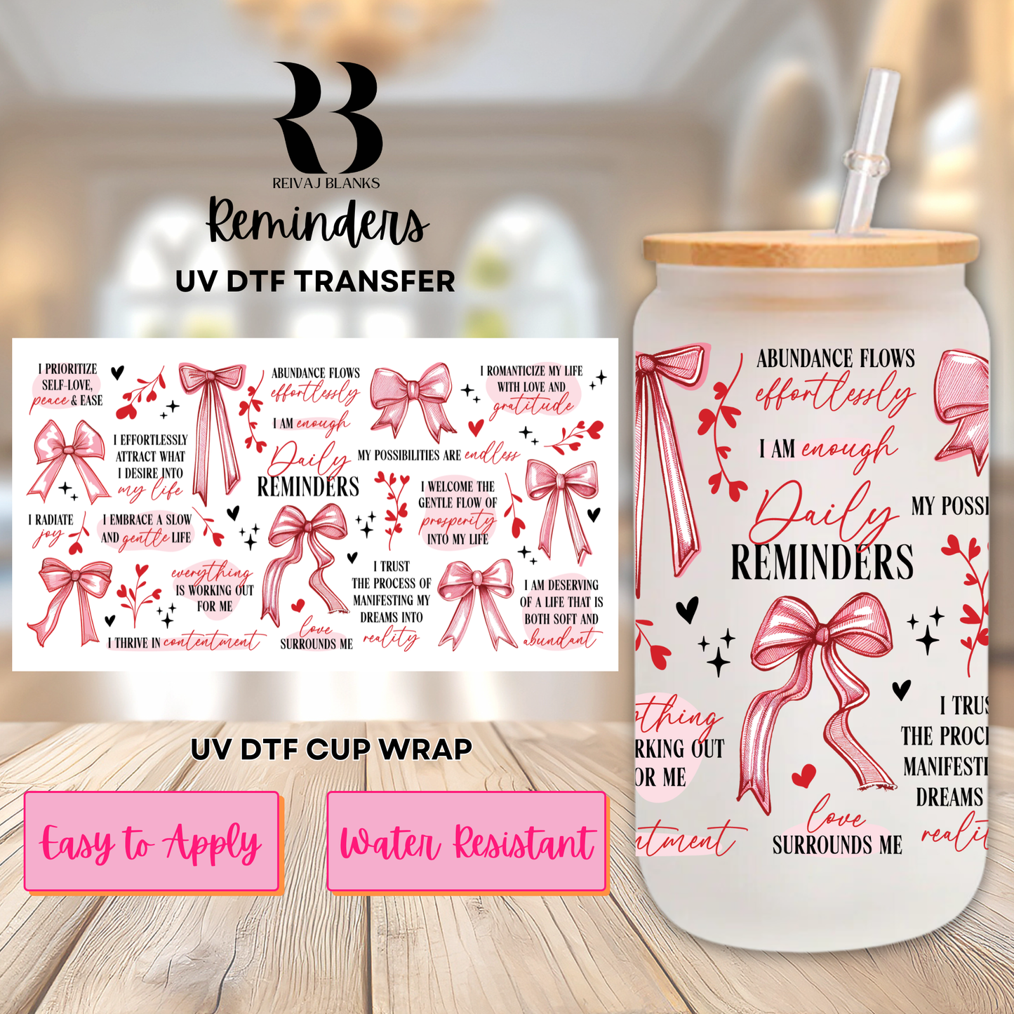 REMINDERS (DOUBLE SIDED) 16 OZ