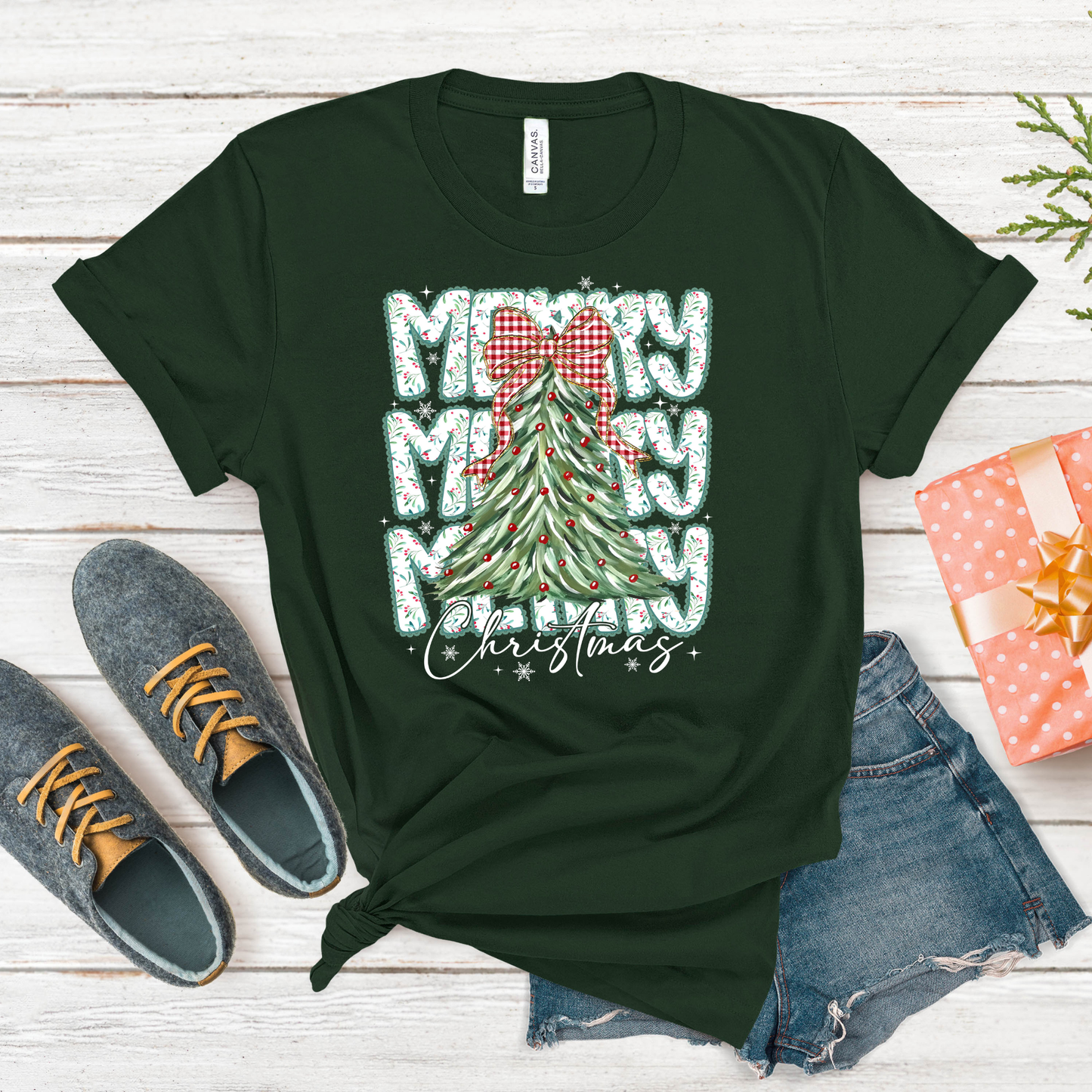 MERRY CHRISTMAS DTF TRANSFER