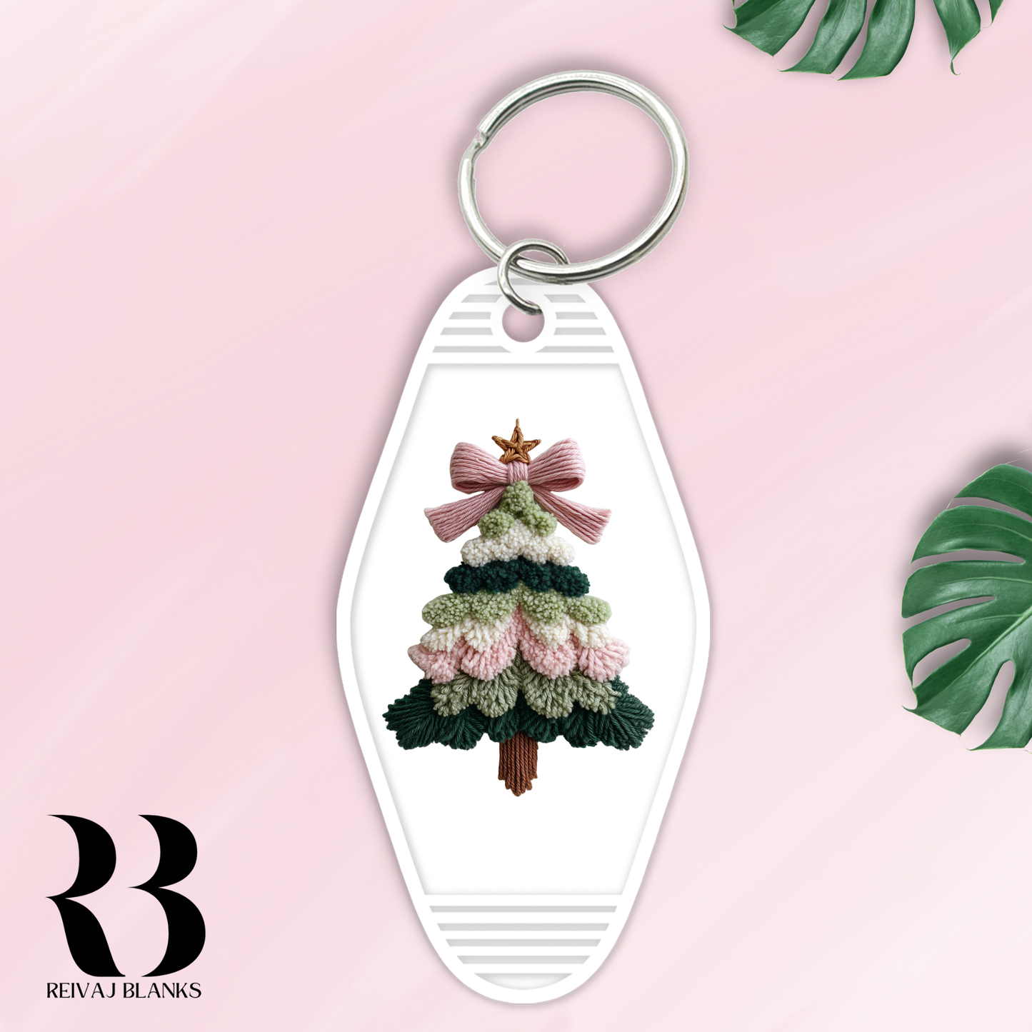 PINK TREE DS MOTEL KEYCHAIN
