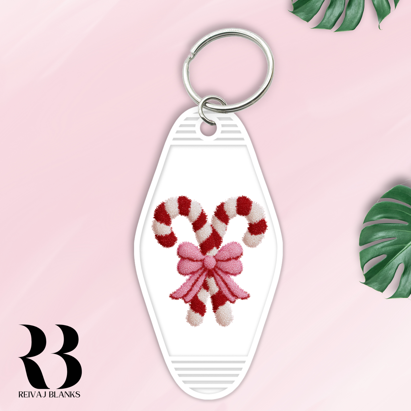 CANDY CANE DS MOTEL KEYCHAIN