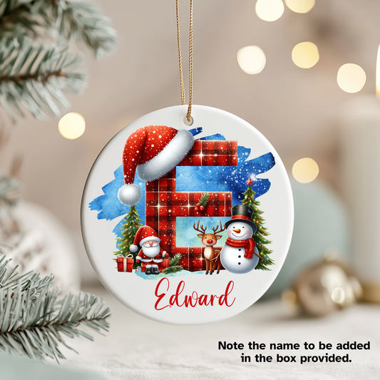 LETTER NAME ORNAMENT (CUSTOMIZED)