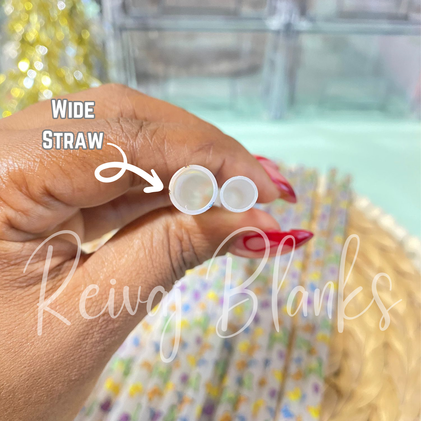 BUTTERFLY COLOR CHANGING STRAW 11-12 INCH