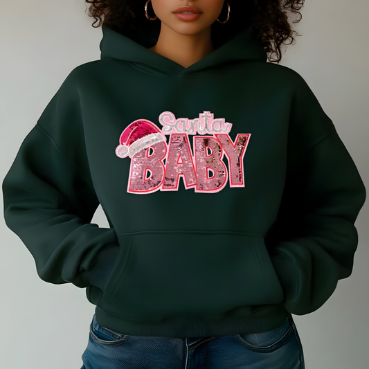 SANTA BABY - IRON ON PATCH