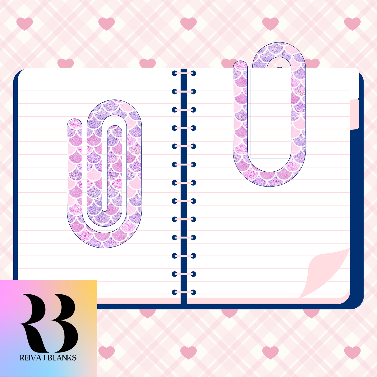 PURPLE MERMAID PAPERCLIP