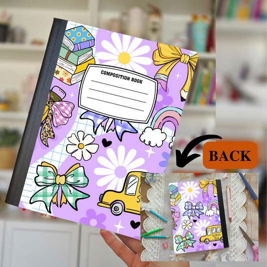 Purple Fun Composition Notebook