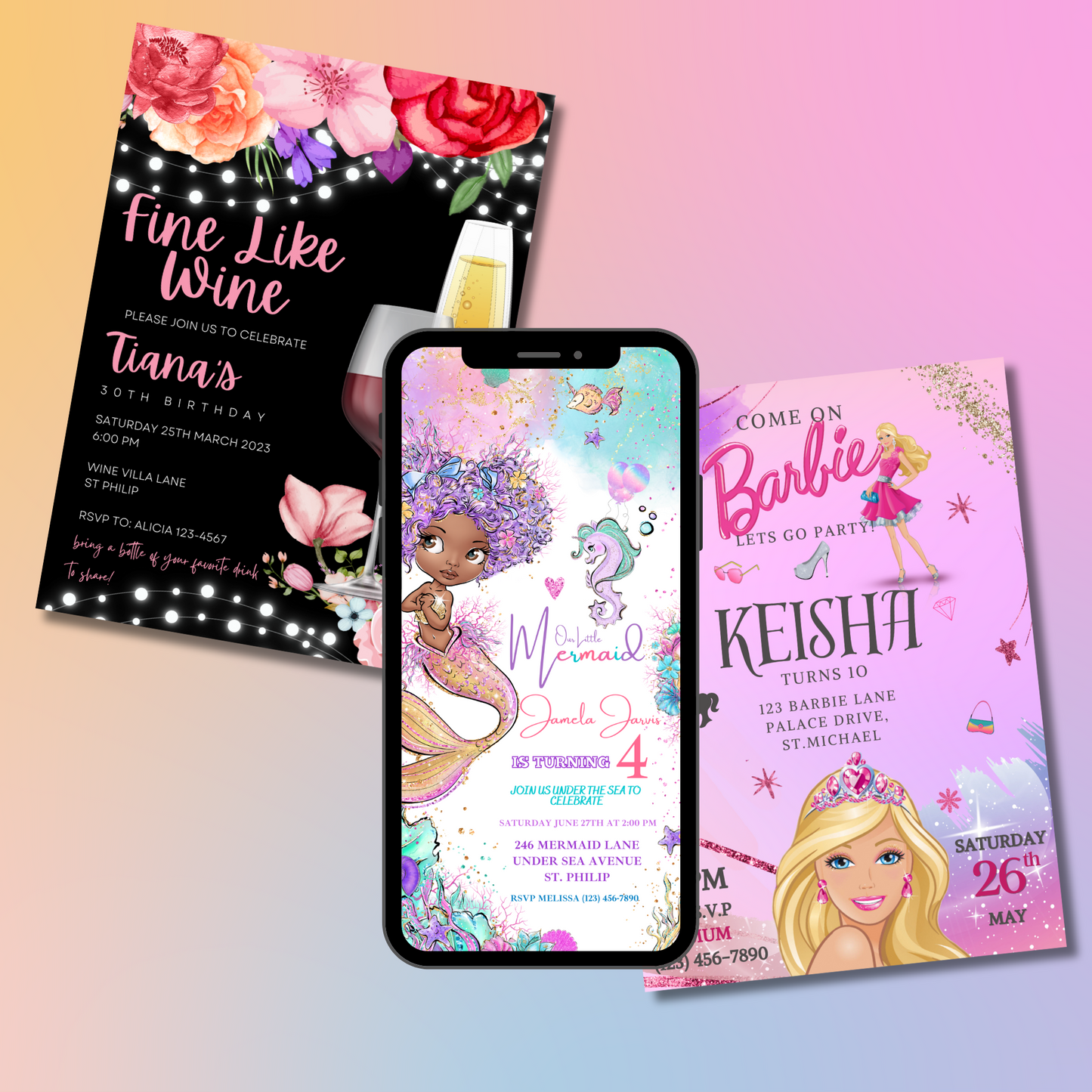 CUSTOM DIGITAL INVITATION