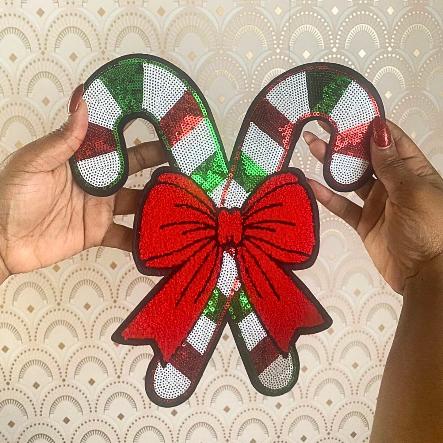 CANDYCANE - IRON ON PATCH