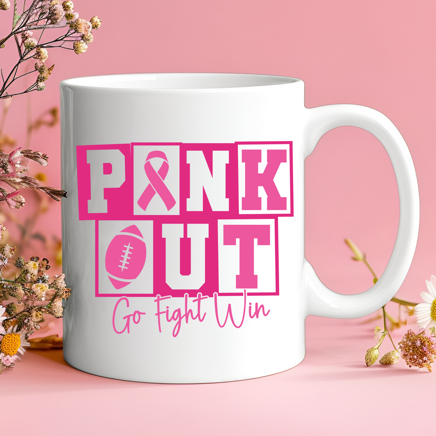 BREAST CANCER MUGS 11oz