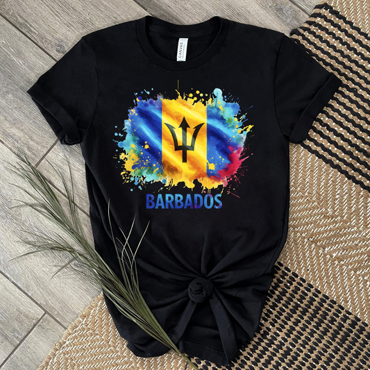BARBADOS FLAG T-SHIRT