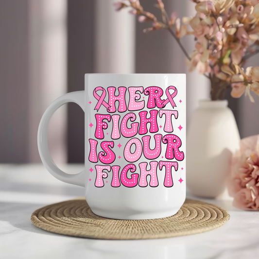 BREAST CANCER MUGS 15 oz