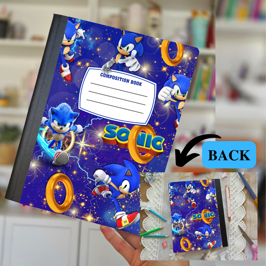 Hedgehog Bolt Composition Notebook
