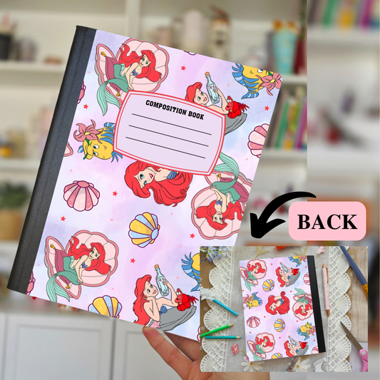 Cute Mermaid Composition Notebook