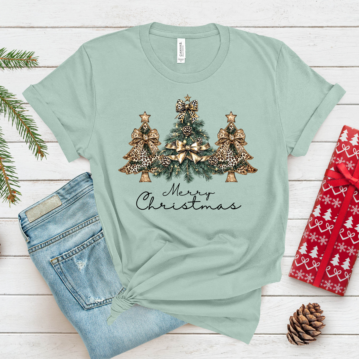 FESTIVE TREES DTF TRANSFER