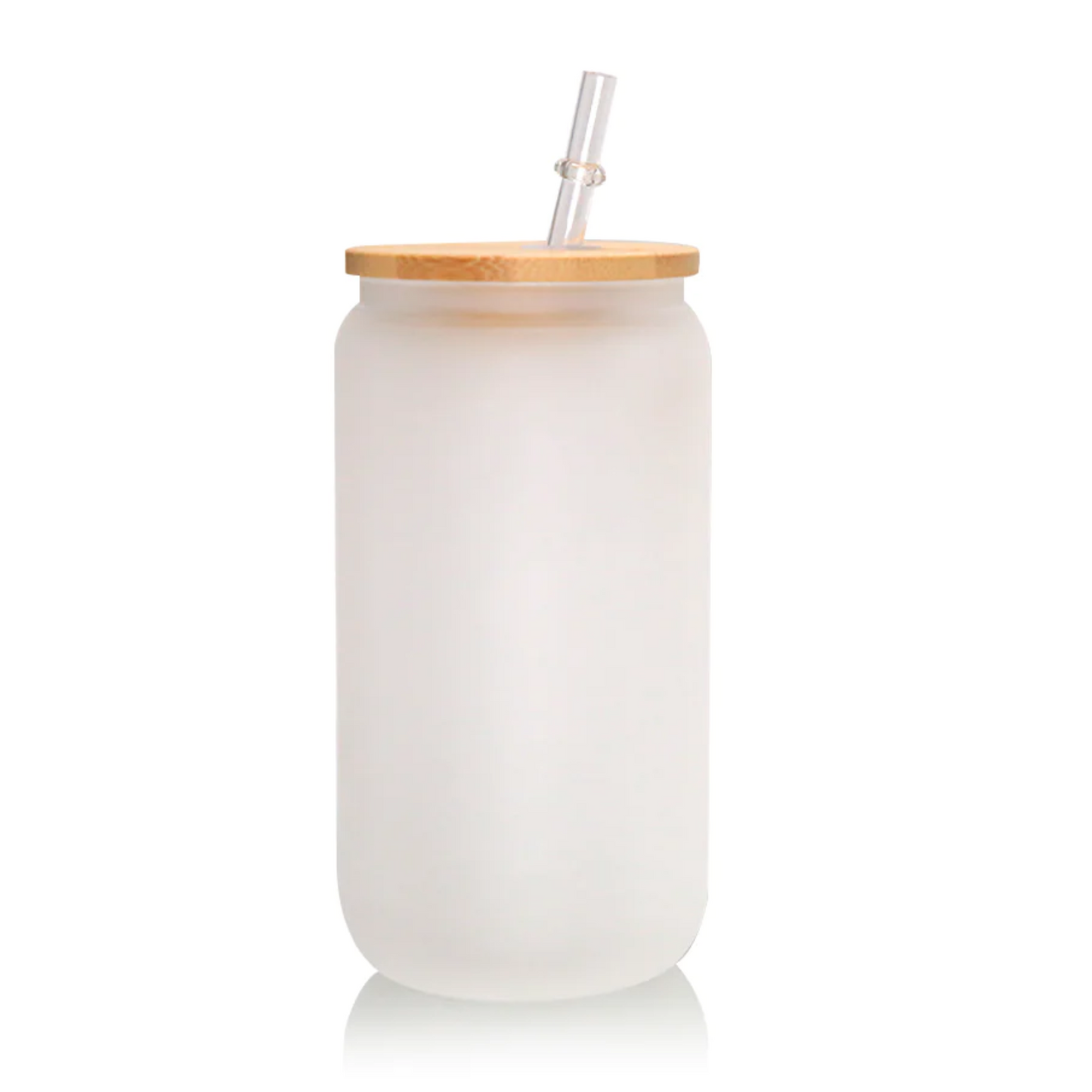 FROSTED GLASS CANS 16 oz (SUBLIMATION BLANK)
