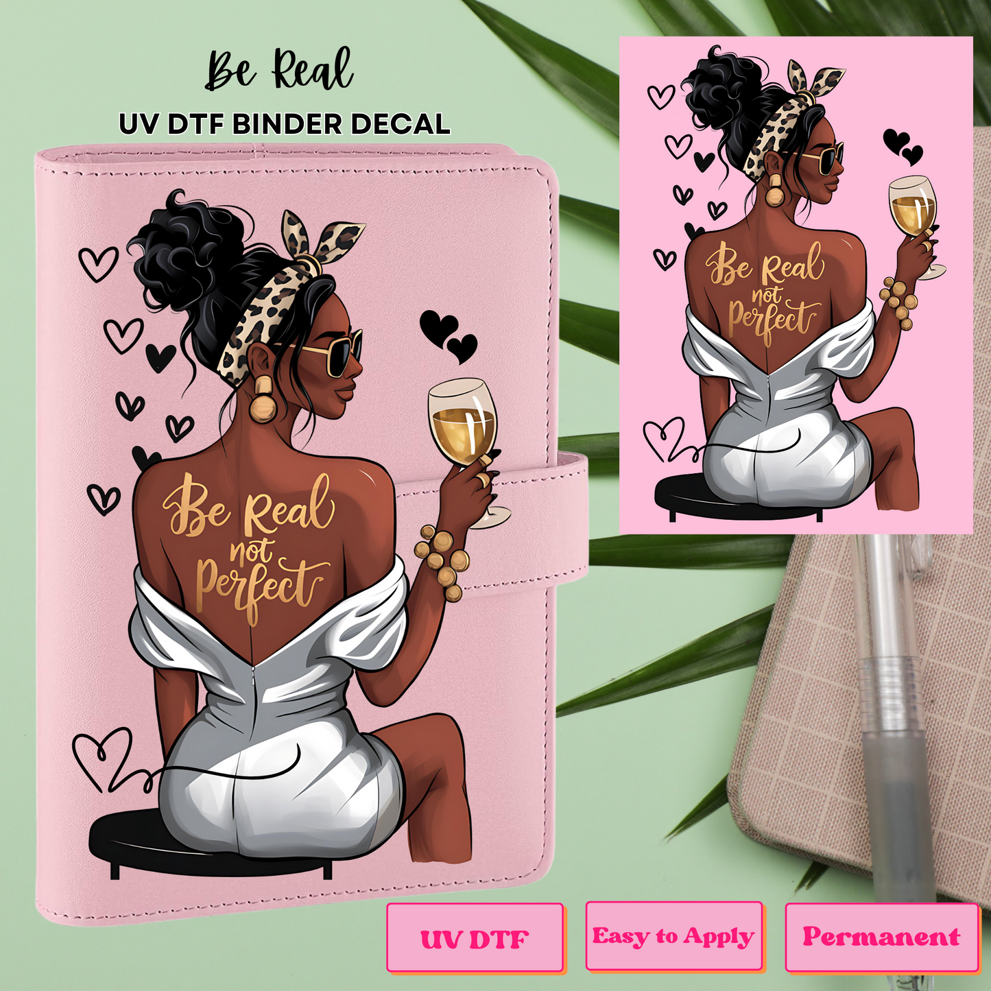 BE REAL A6 DECAL