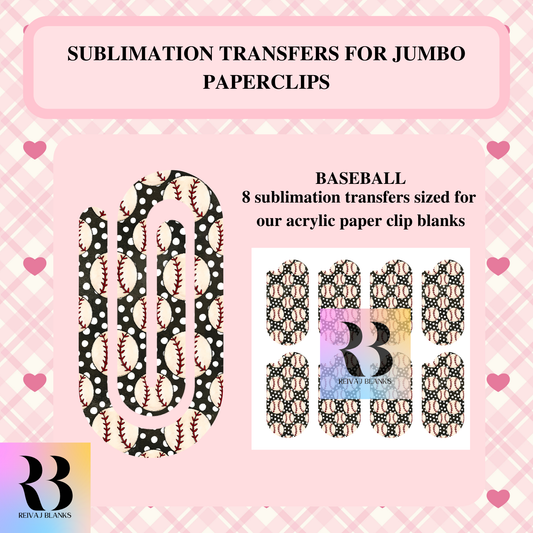 BASEBALL SUBLIMATION TRANSFER