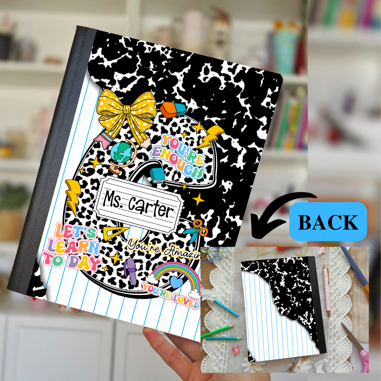 Custom Teacher Composition Notebook