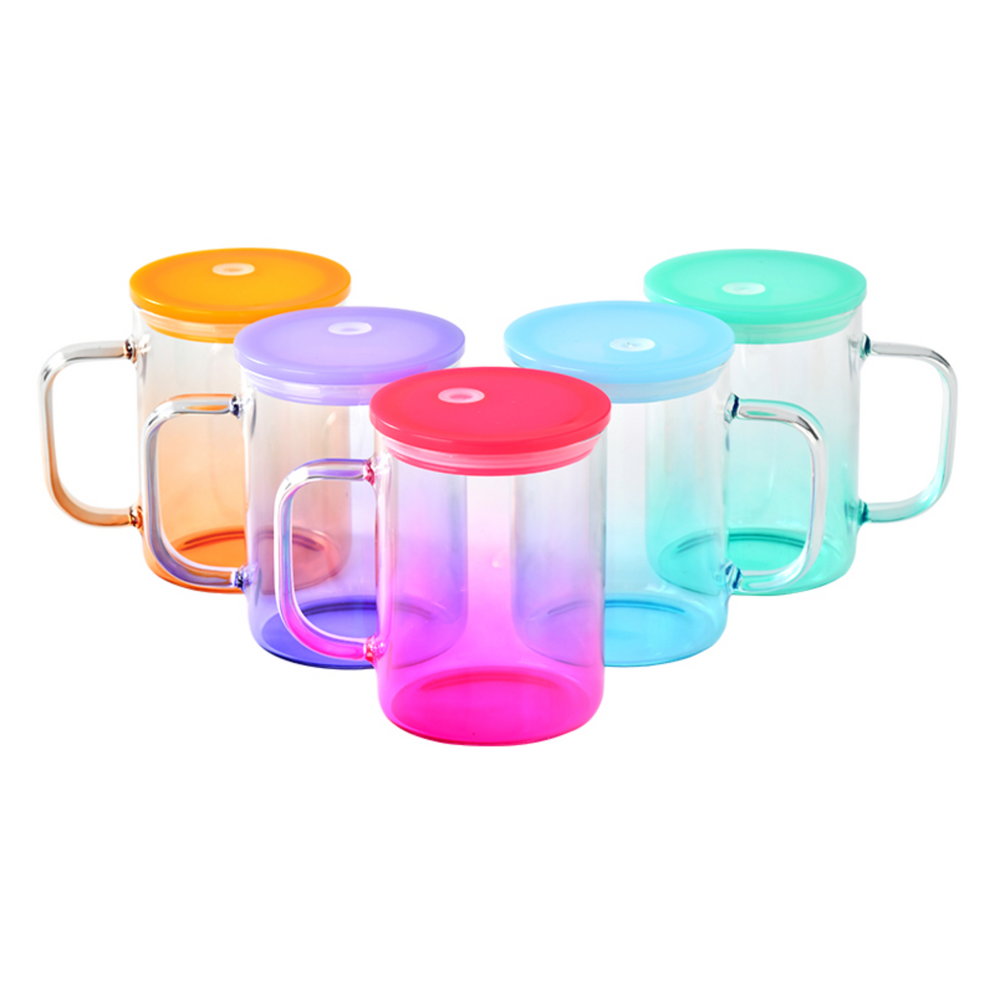 GRADIENT GLASS MUG 17 OZ (SUBLIMATION BLANK)