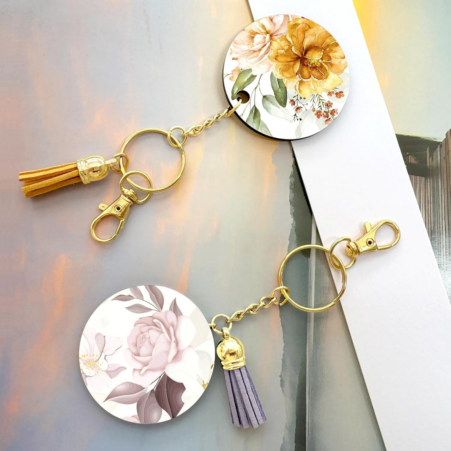 GOLD LOBSTER CLASP WITH KEYRING