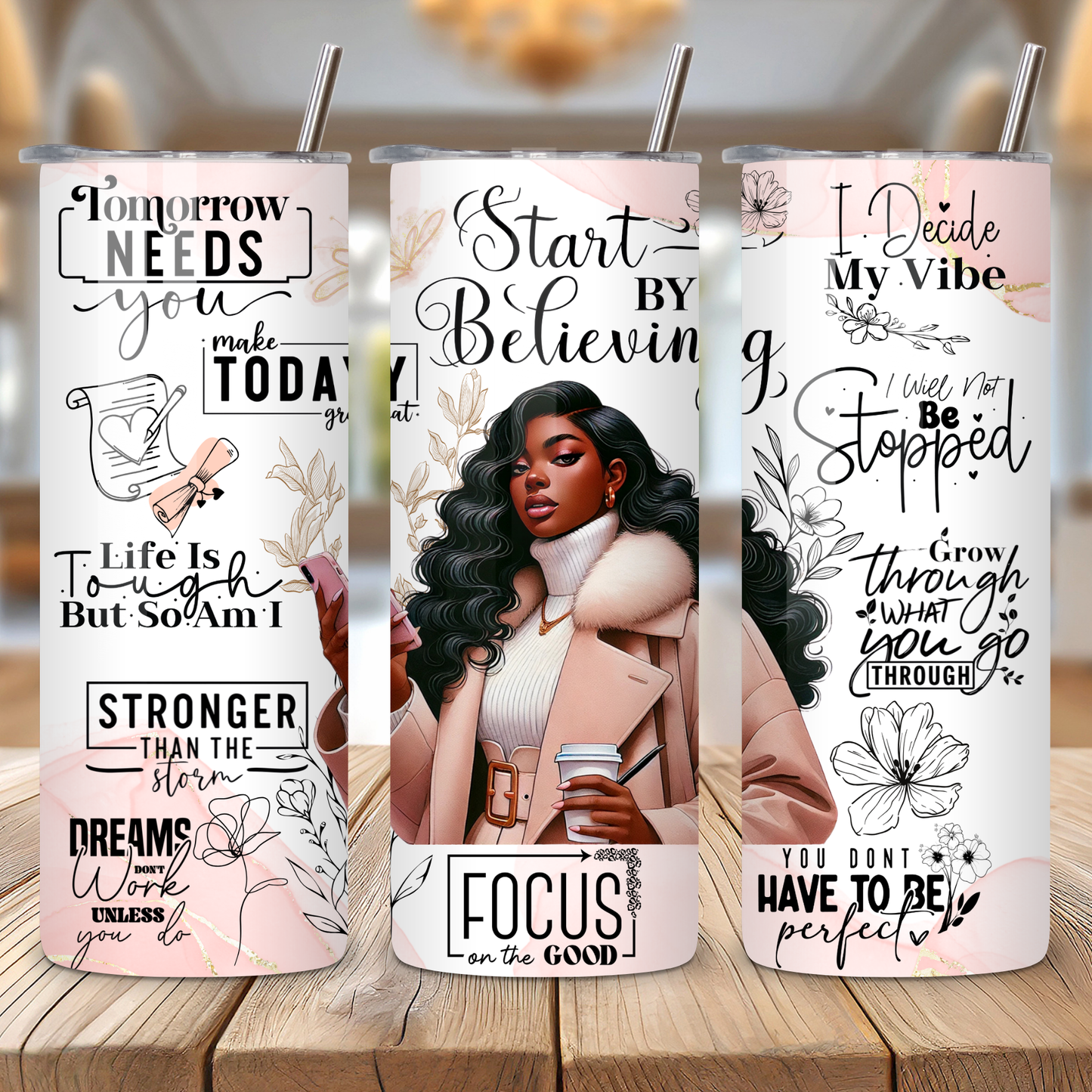 BELIEVING AFFIRMATIONS WRAP 20oz Digital files