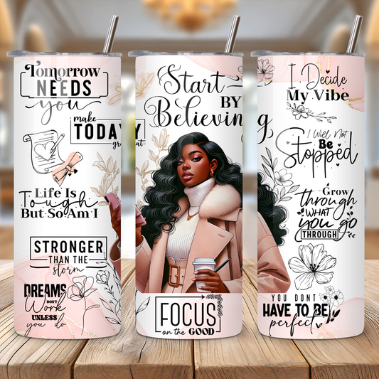 BELIEVING AFFIRMATIONS WRAP 20oz Digital files