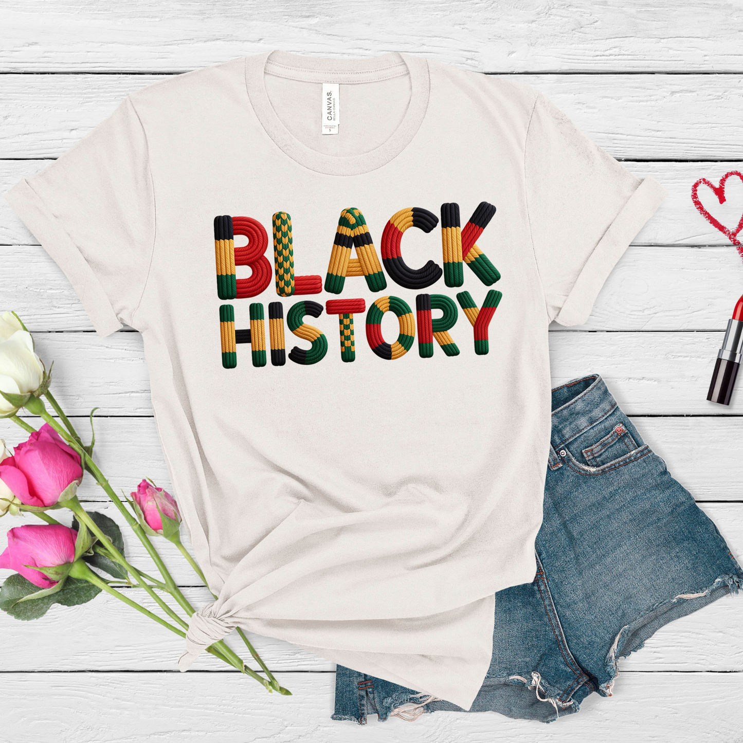 KNIT BLACK HISTORY T-SHIRT