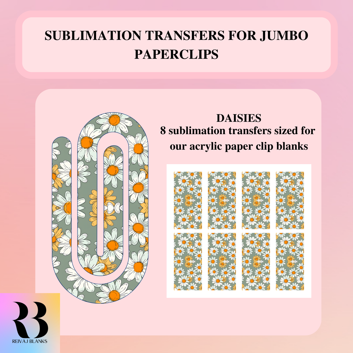 DAISIES SUBLIMATION TRANSFER