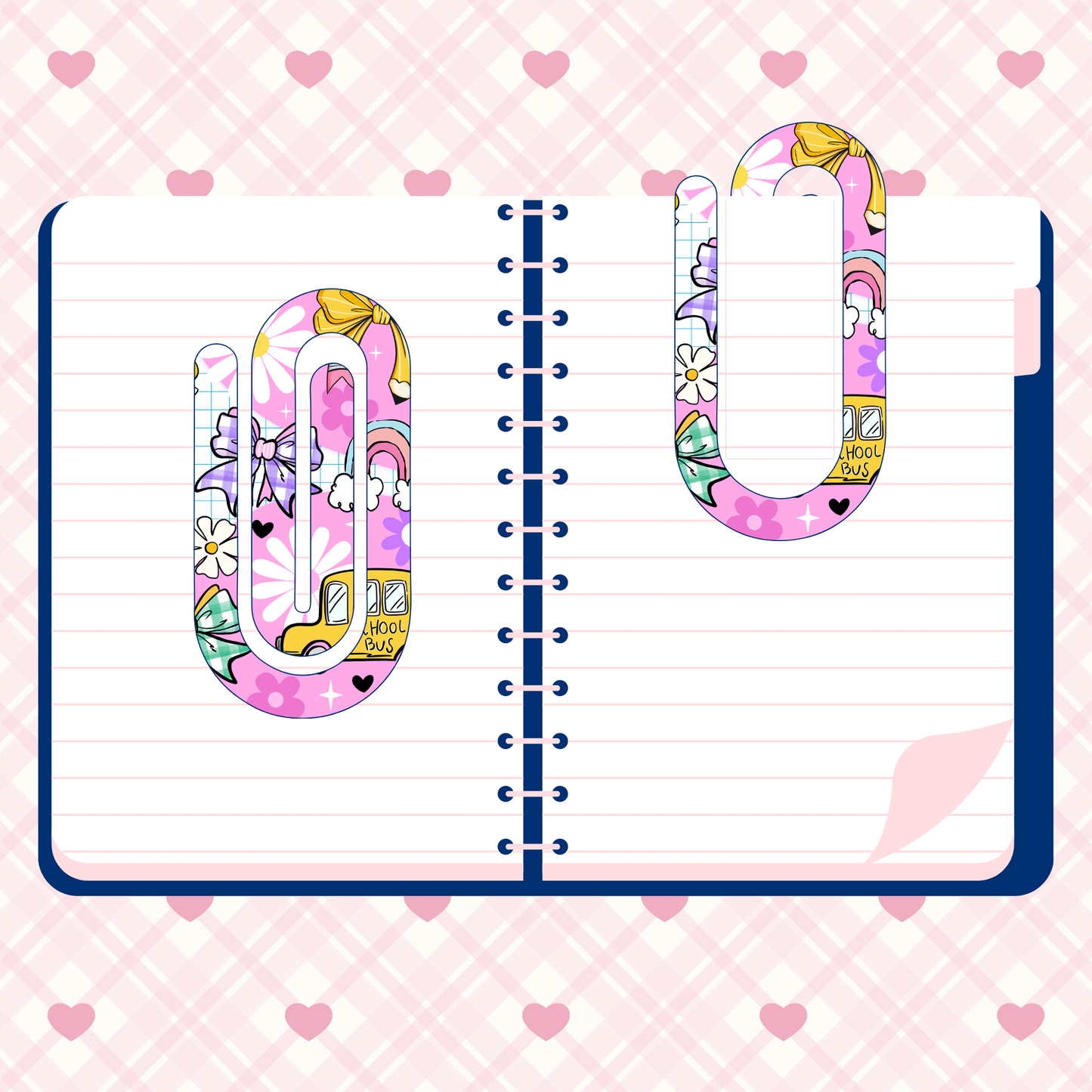 PINK FUN PAPERCLIP