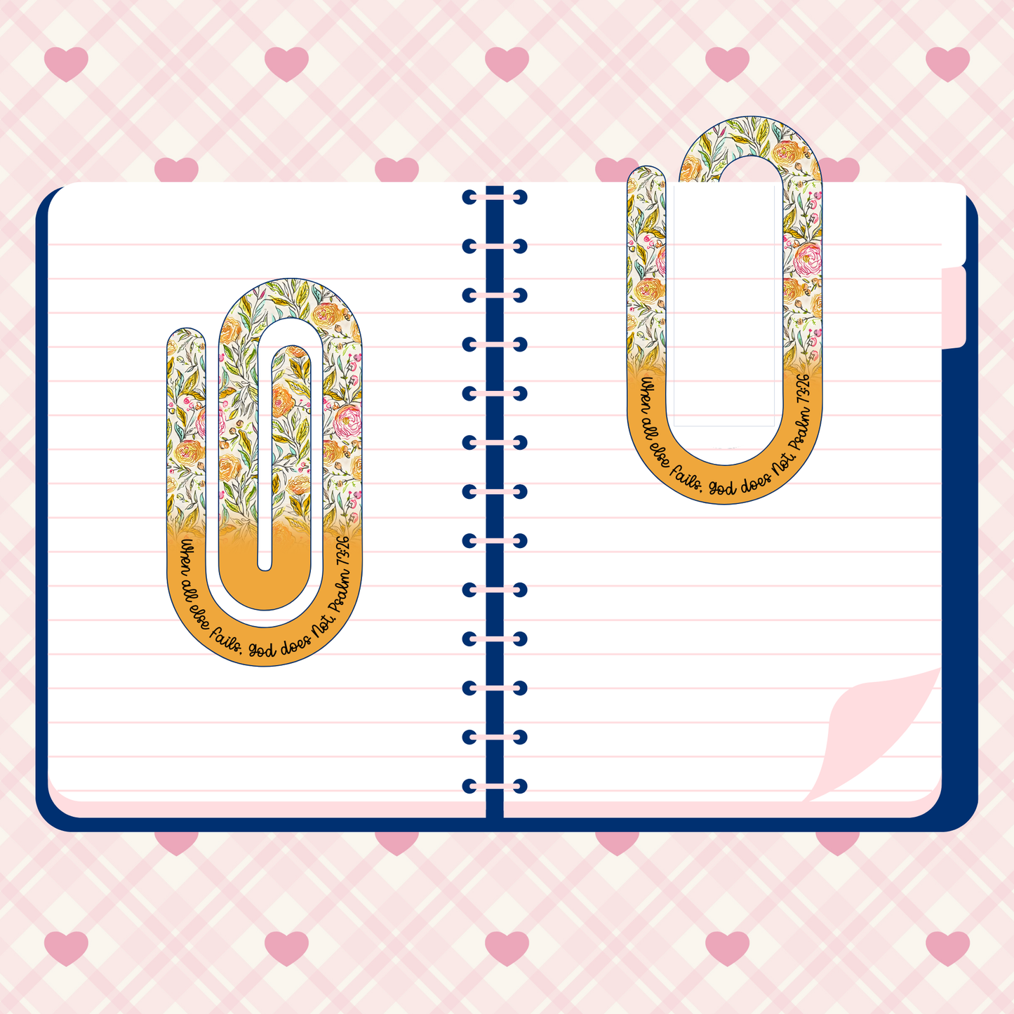 PSALM 73:26 PAPERCLIP