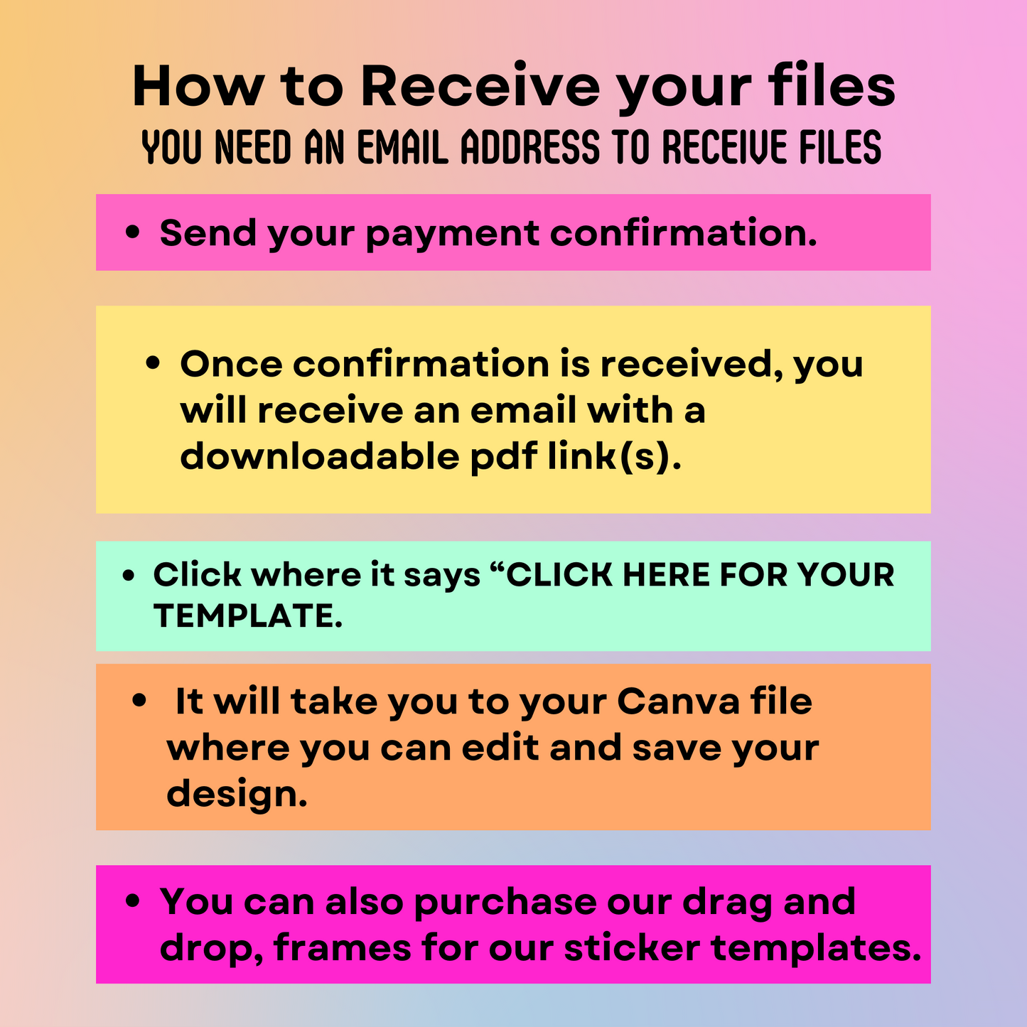 CANVA STICKER FRAME TEMPLATE