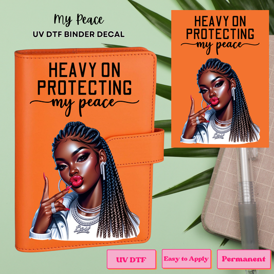 MY PEACE BINDER DECALS