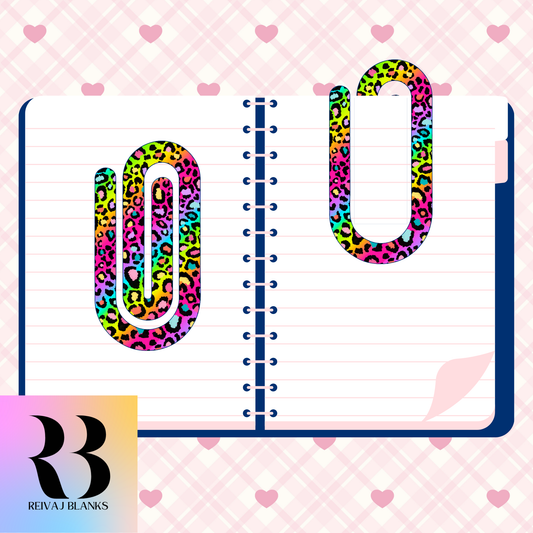 COLORFUL CHEETAH PAPERCLIP