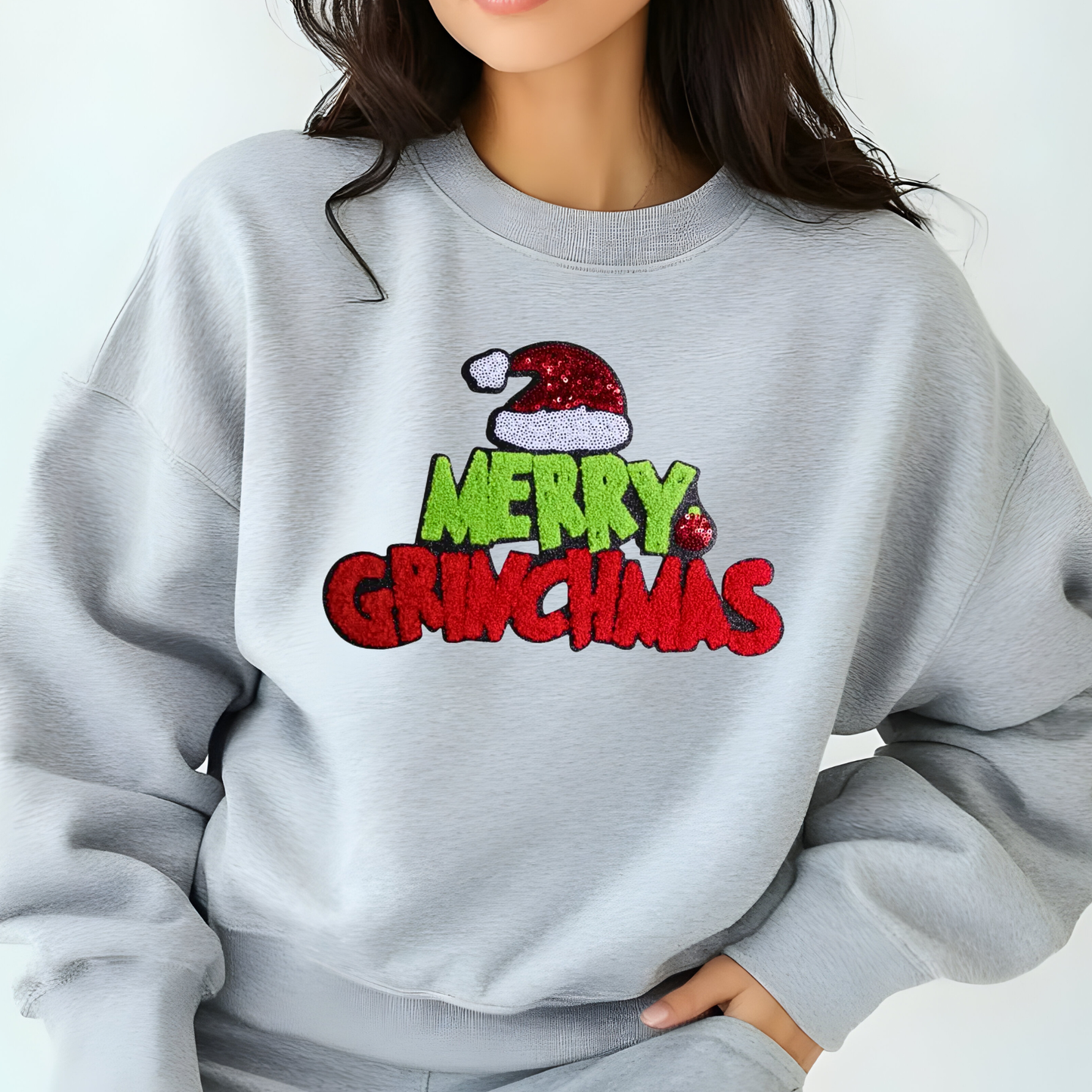 Merry Grinchmas - IRON ON PATCH