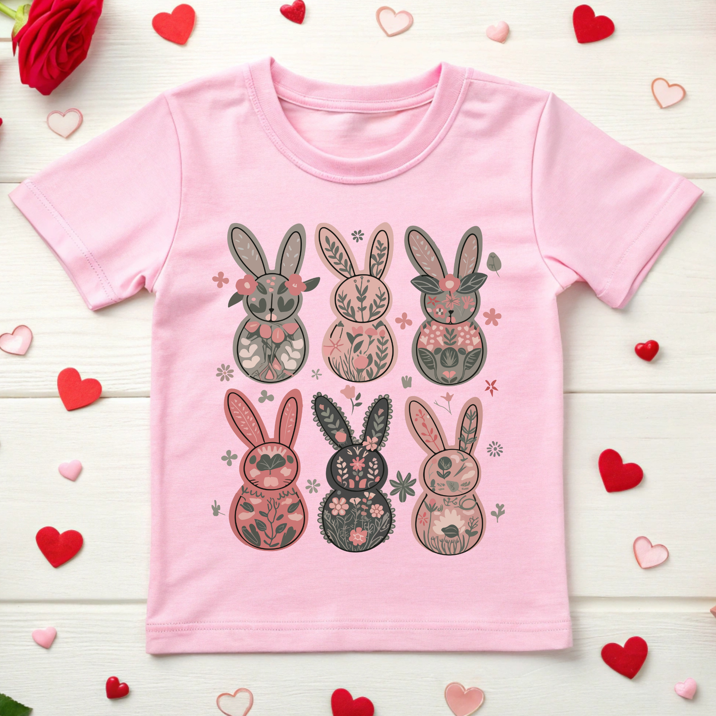FLORAL BUNNIES DTF