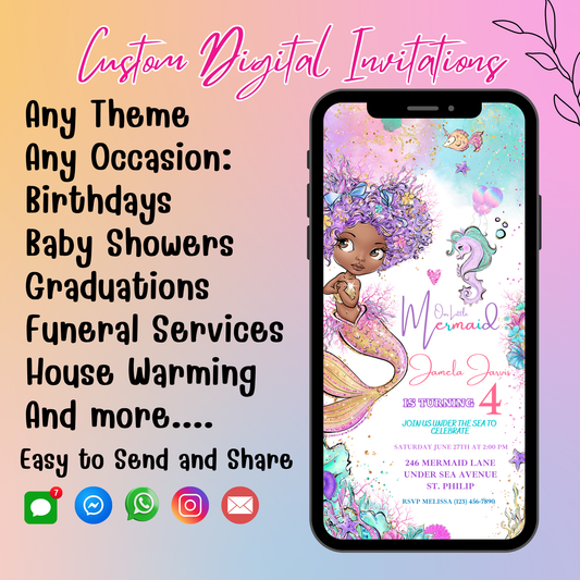 CUSTOM DIGITAL INVITATION