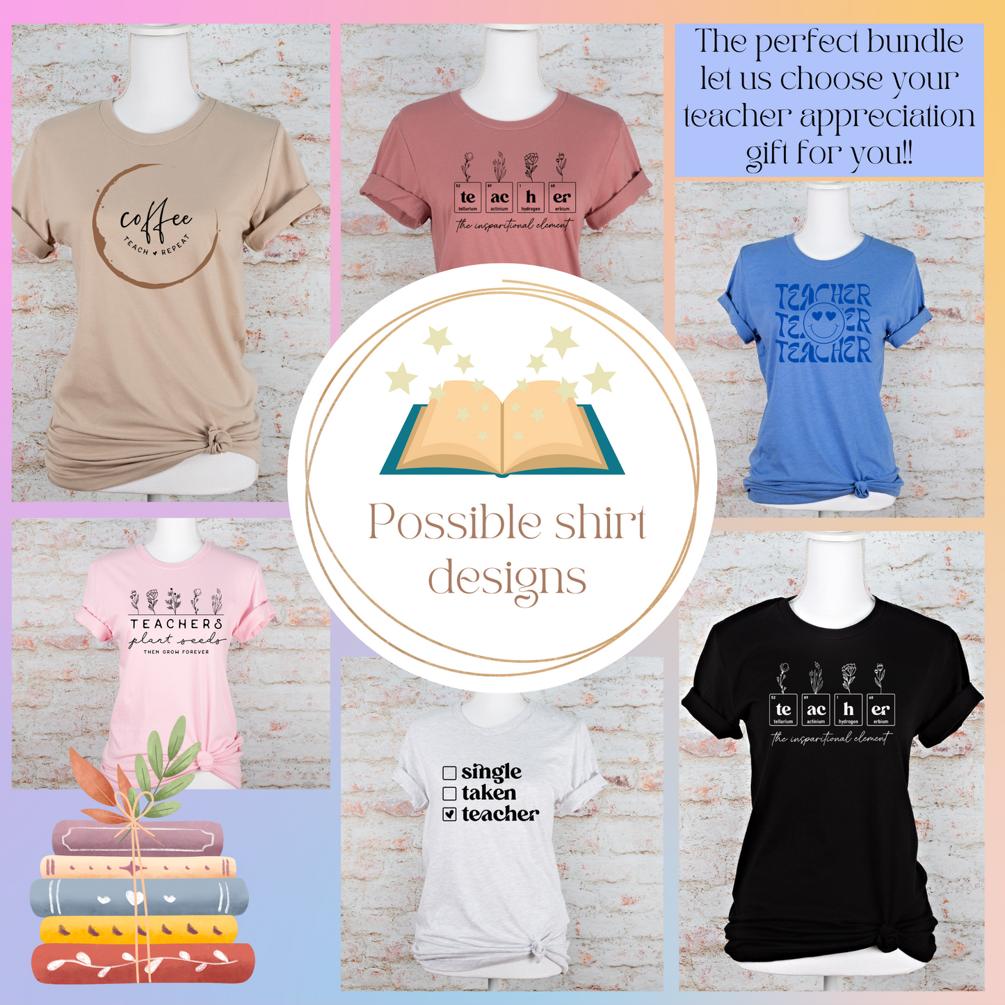 TEACHER THEMED MYSTERY BUNDLE