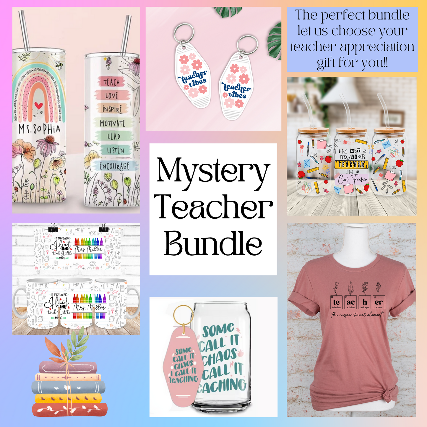TEACHER THEMED MYSTERY BUNDLE