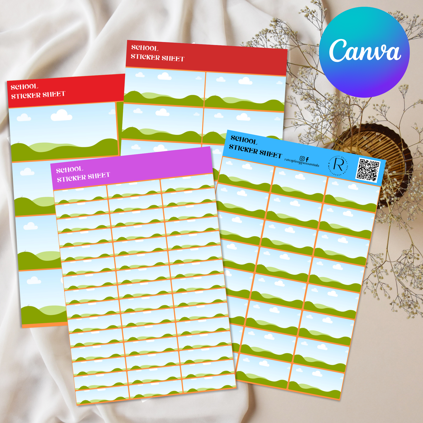 CANVA STICKER FRAME TEMPLATE