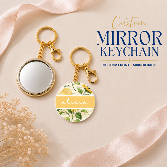 CUSTOM MIRROR KEYCHAIN