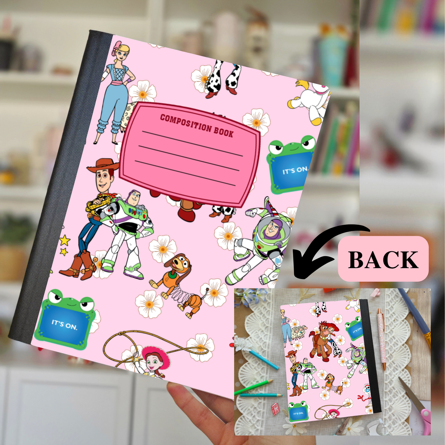 Pink Toy Composition Notebook