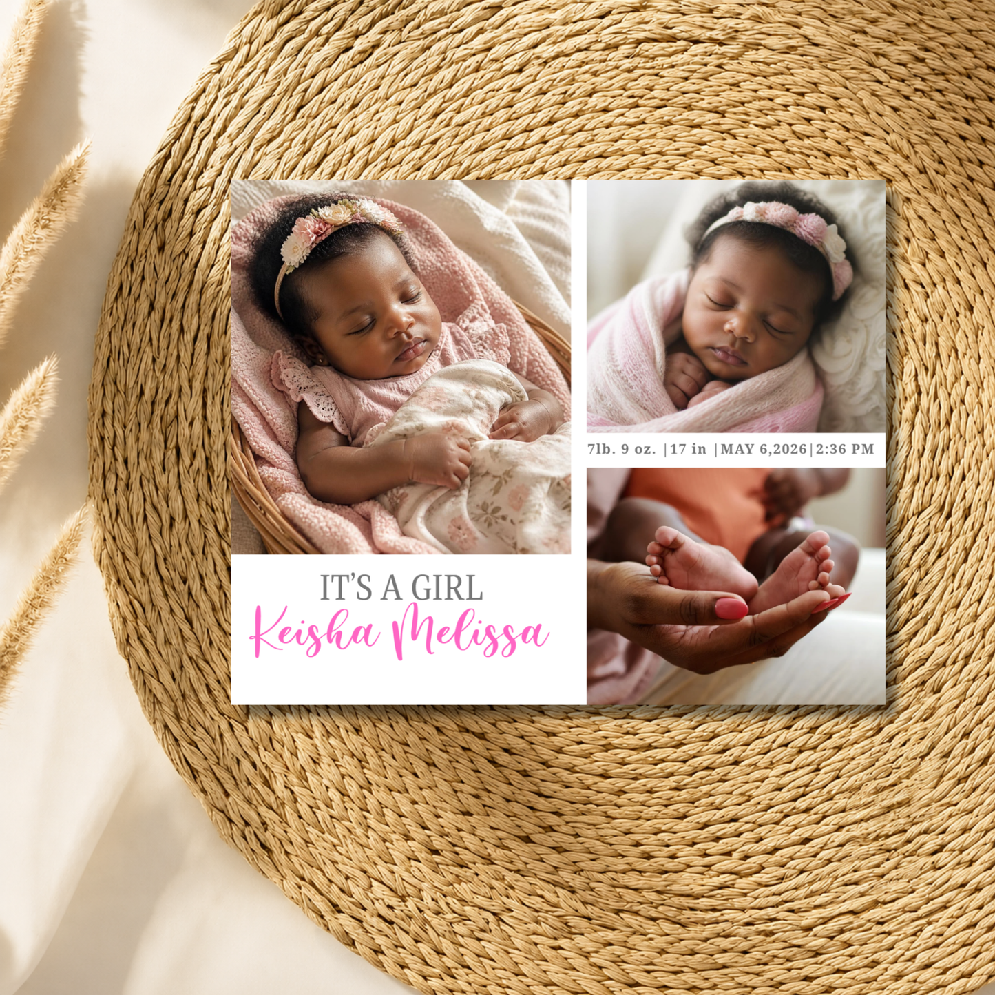 BIRTH ANNOUCMENT MAGNETS