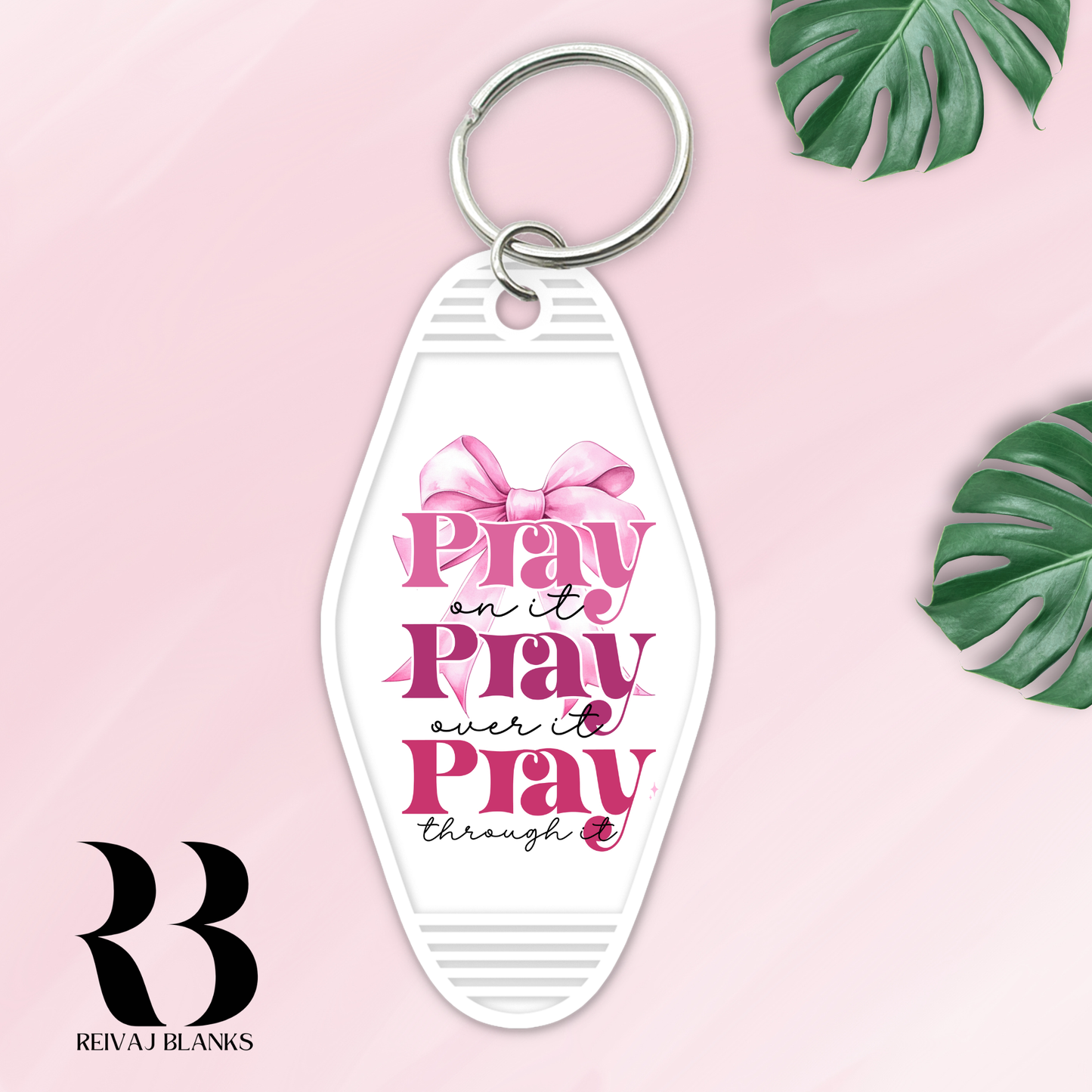PRAY ON IT DS MOTEL KEYCHAIN