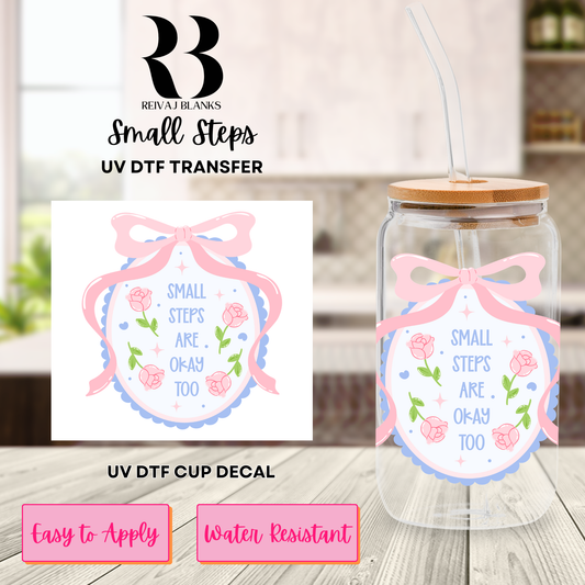 SMALL STEPS DECAL (DOUBLE SIDED)