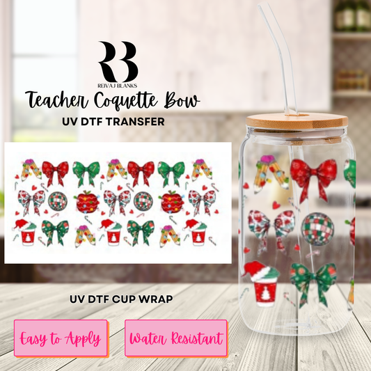 TEACHER COQUETTE (DOUBLE SIDED) UV DTF 16 OZ