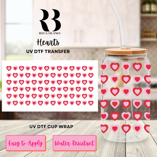 HEARTS (DOUBLE SIDED) 16 OZ