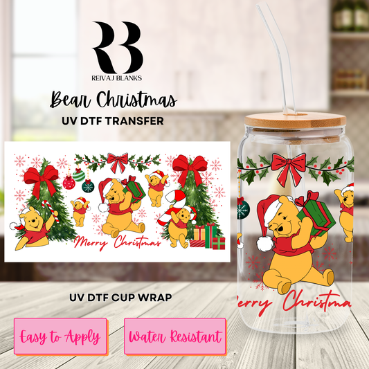 BEAR CHRISTMAS (DOUBLE SIDED) 16 OZ