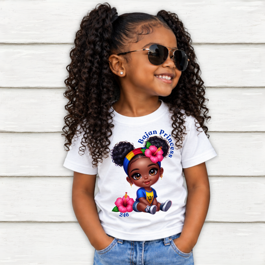 BAJAN PRINCESS BLUE TEXT